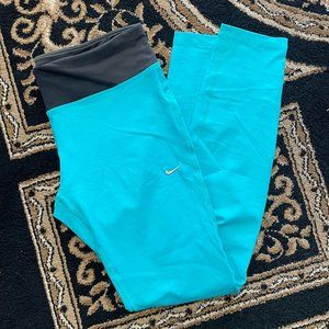Blue Nike Running Leggings - Large